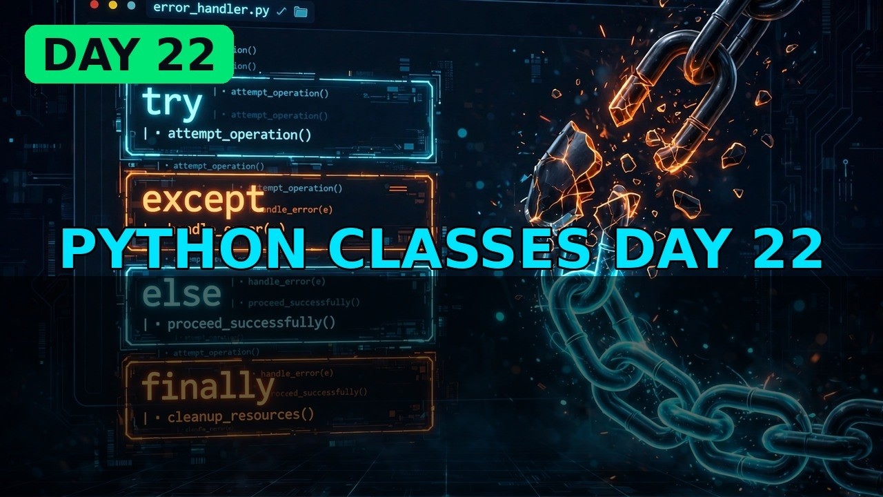 Python Classes for Beginners (Day 22) | 2026 - YouTube