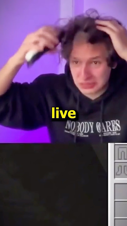 Streamer Shaves Head Over Fake MrBeast Donation #shorts