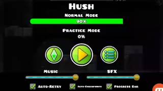 Hush By EpiEpz | (Daily Level) | - Geometry Dash 2.1