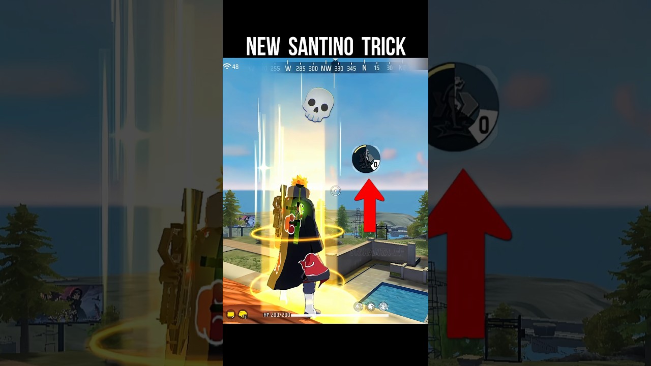 New Santino Character Trick In BR Rank 🔥 