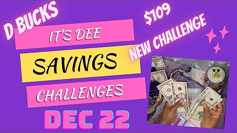 $109 Cash Stuffing  Savings Challenges  Cash Buffe...