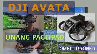 DJI Avata, Ang Unang Paglipad with Live Feed