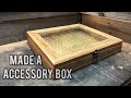 【DIY】アンティーク硝子と古材【old wood】を使ってアクセサリーボックスを作りました
