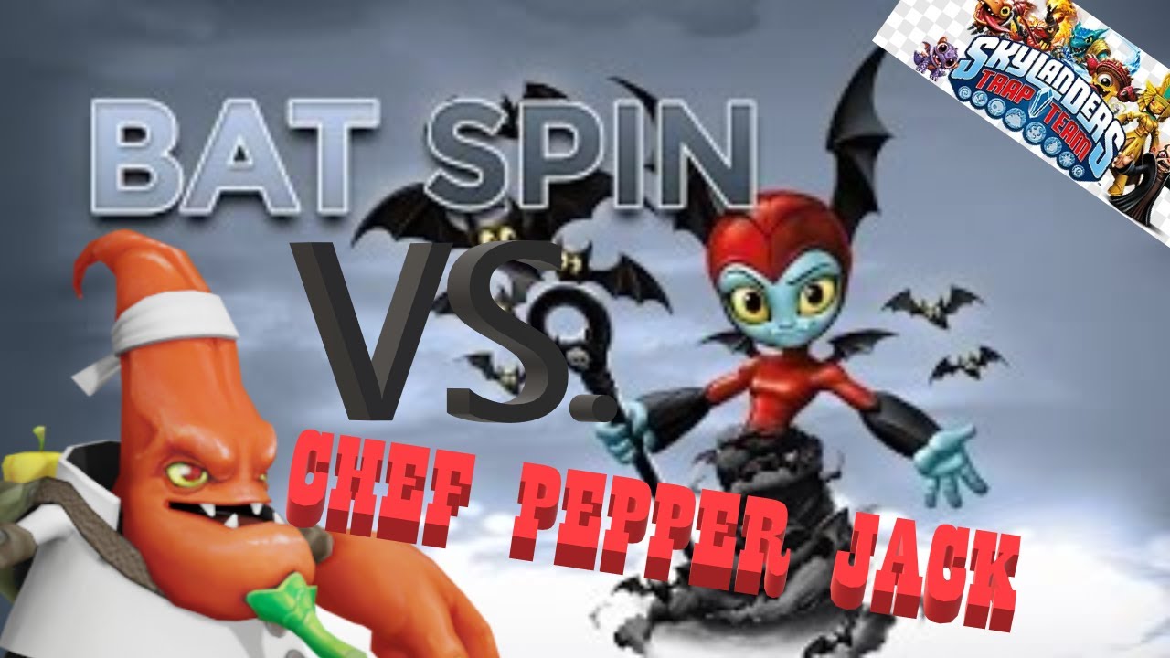 Bat Spin Vs. Chef Pepper Jack | Skylanders Trap Team