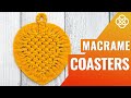 Boho macrame coasters | Macrame diy  | Macrame coasters tutorial