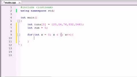 Buckys C++ Programming Tutorials   34   Using Arrays in Calculations | C++ Tutorial