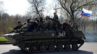 Голодные солдаты Украины подняли российские флаги! Голодные солдаты Украины подняли российские флаги!
