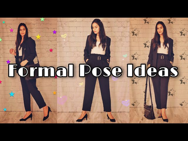 EASY POSE IDEAS IN FORMAL LOOK FOR GIRLS & BOYS || EASY PHOTOSHOOT || My  Clicks - YouTube