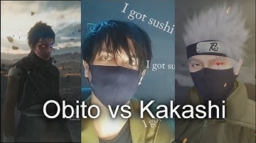 I turn myself into Kakashi to stitch Jalexrosa Obito Video