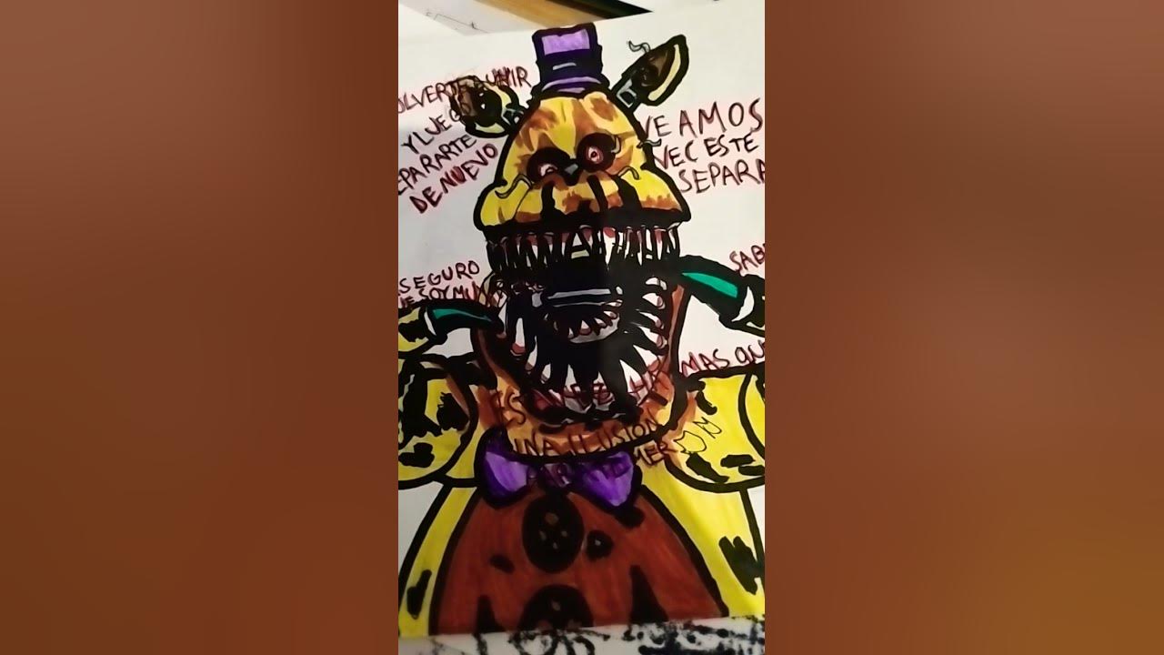 nightmare fredbear. - Desenho de william_afton - Gartic