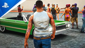 GTA San Andreas Remastered: PlayStation 5 Unreal Engine 5 Gameplay Concept - GTA 5 PC MODS 2022 [4K]
