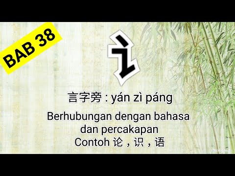 Belajar 55 Radikal dalam Bahasa Mandarin