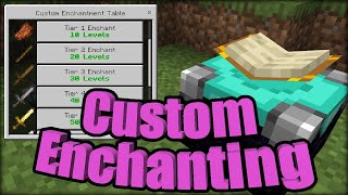Custom Enchanting Addon Minecraft PE Bedrock Edition (MCPE) Mod screenshot 1