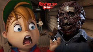 JASON HAS NO MERCY FOR CHIPMUNKS || Friday the 13th The game w/ Calvin aka Fruit Snacks