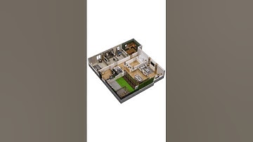 Isometric 3d Floor Plan on SketchUp + Enscape Full Tutorial on Youtube channel.
