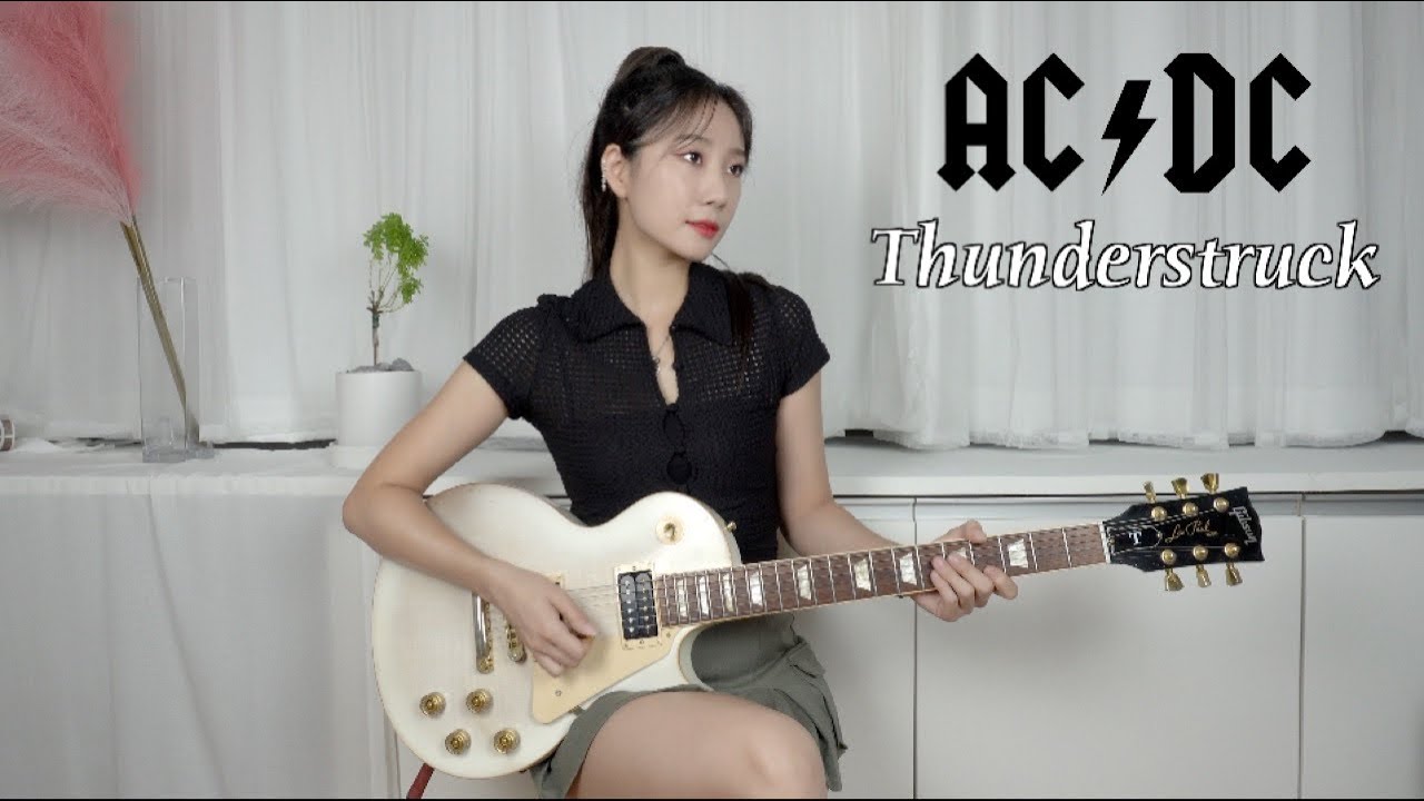 AC/DC - Thunderstruck guitar cover - YouTube