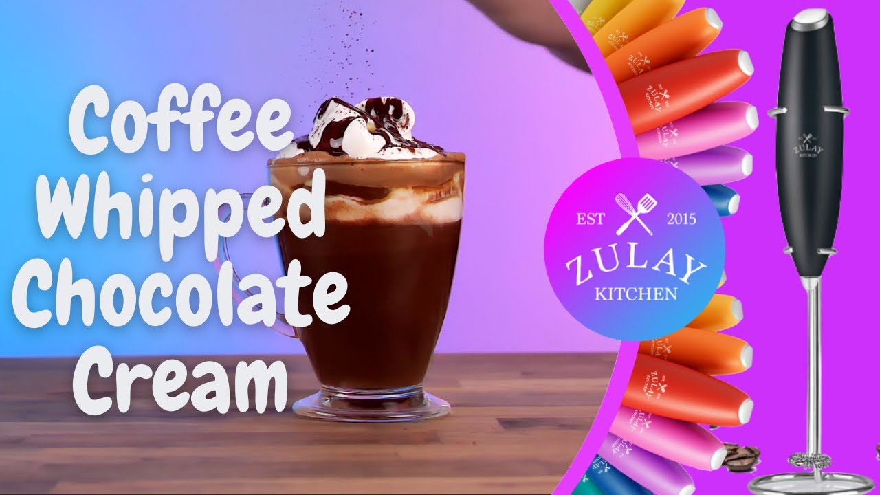 How To Make Coffee Whipped Chocolate Cream At Home YouTube