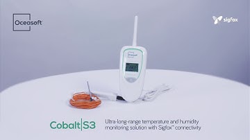 Cobalt S3: Ultra-long range wireless temperature & humidity data logger