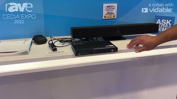 CEDIA Expo 22: Vanco International Shows EVSW4K41 4K 4x1 Wired and Wireless Collaboration Switcher