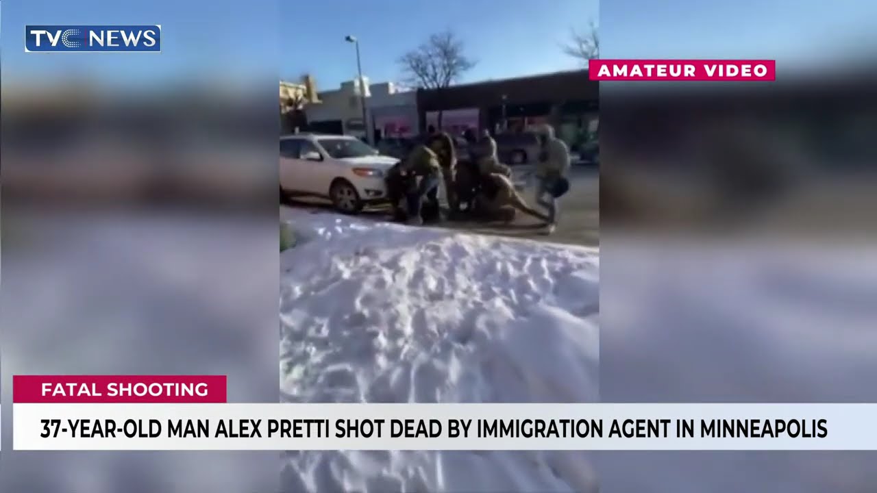 37-Year-Old Man Alex Pretti Shot Dead By Immigration Agent In Minneapolis