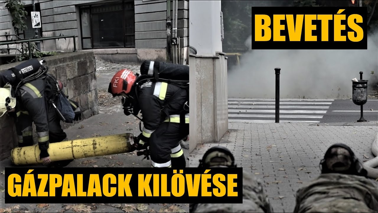 Mesterlövészt kértek egy gázpalack kilövéséhez | TŰZOLTÓK BEVETÉSEN