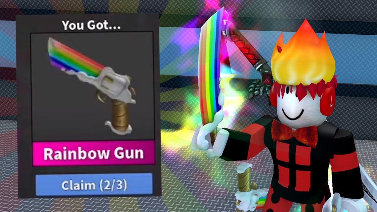 Selling - ✓New Rainbow Set🌈Rainbow Knife+Rainbow Gun