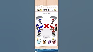 Brain Test Level 182 end this warWalkthrough