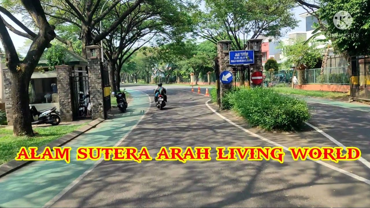 jalan Rindang menuju mall living world alam sutra!!
