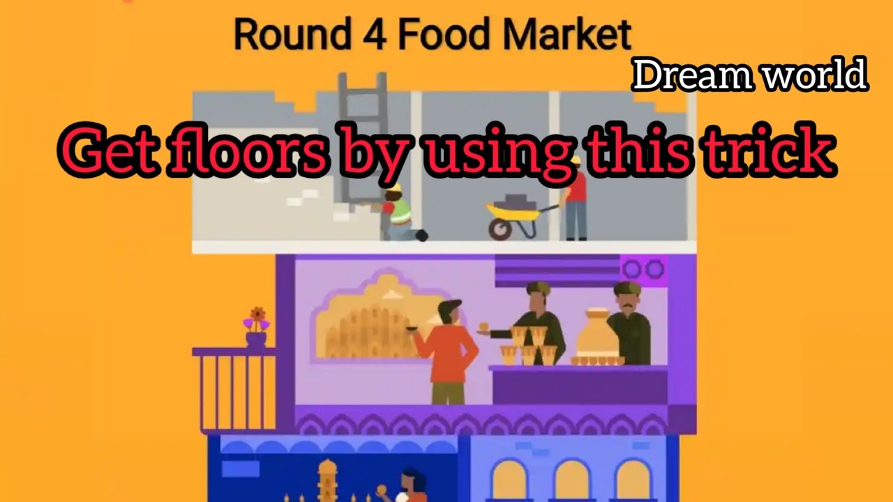 Google Pay round 4 Food market trick || Get additional floors by using this trick|| 