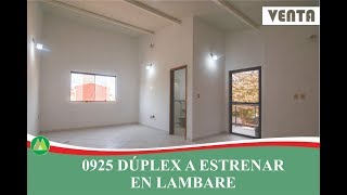 DUPLEX A ESTRENAR EN LAMBARE (DPTO. CENTRAL, PARAGUAY)