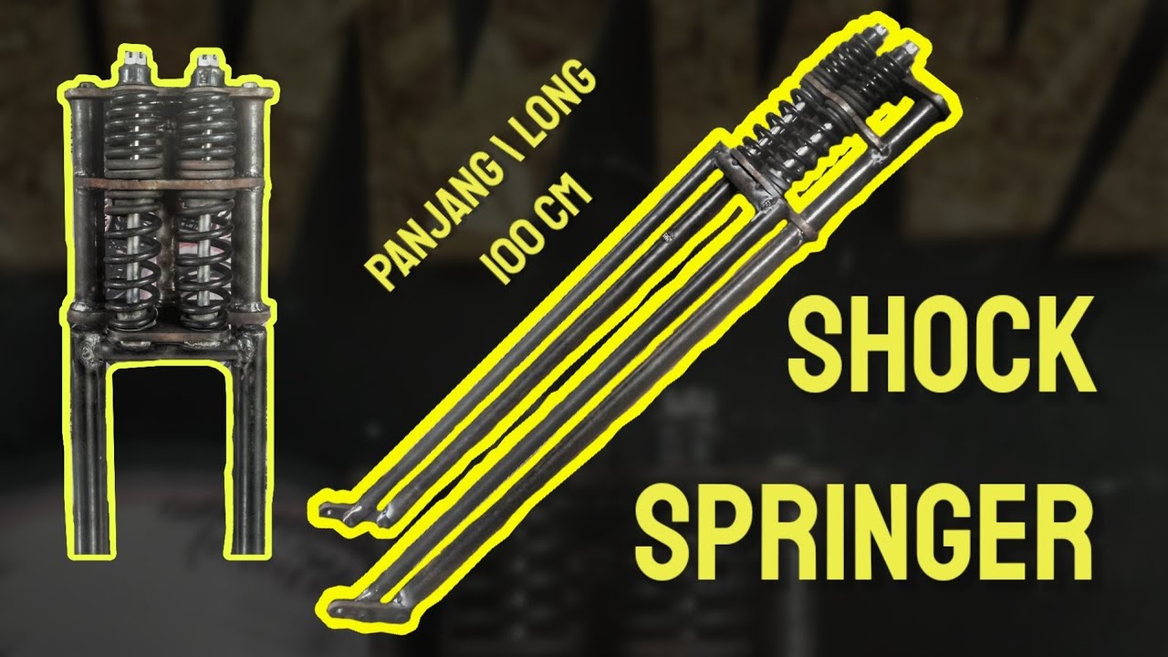 PROSES MEMBUAT SPRINGER CHOPPER \ CHOPPYCUB | PANJANG 1 METER | LONGFORK