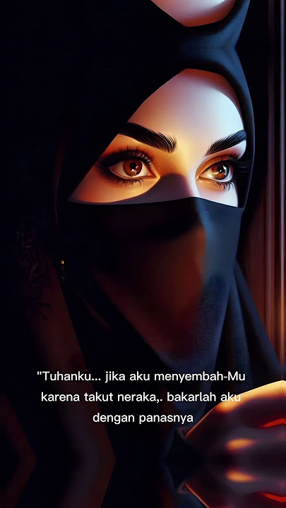 Jika sujudku pada Mu karena takut neraka, bakar aku dengan panasnya #motivation #rabiahaladawiyah