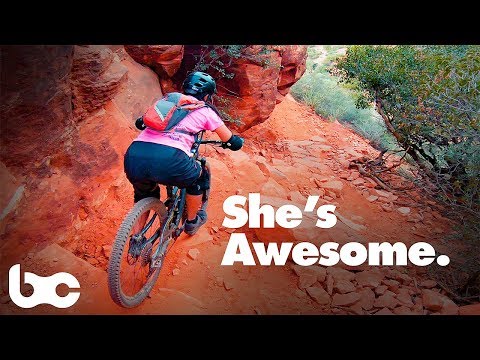 LIKE RIDING OFF A CLIFF | Riding Hiline Trail in Sedona