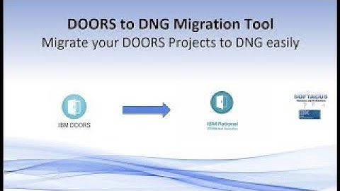 IBM DOORS to DOORS Next Generation Migration Tool