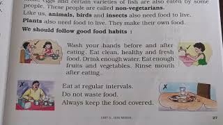 Standard 2 EVS Unit 3 Chapter 5 The Food We Eat Environment Education Book 2 