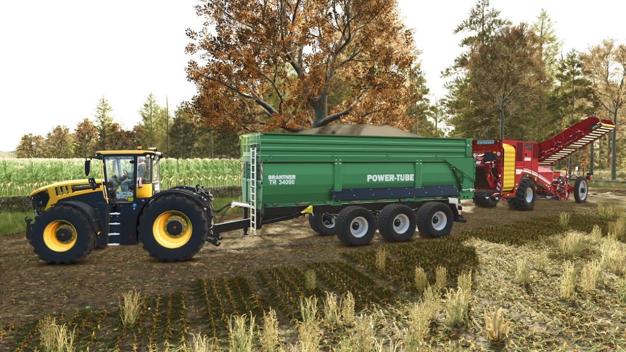 Big Field Onion Harvesting Kinlag Farm fs25