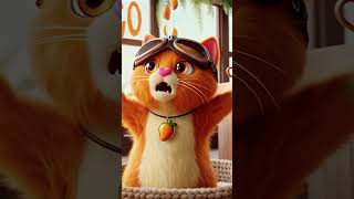 cat Captain Mango's First Job" 🥭🐱"Today's my first job! I can't be late!" #savethecat #moviecats