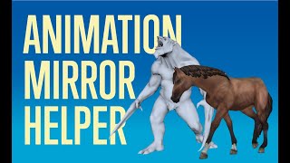 Animation Mirror Helper. Скрипт для MAYA.