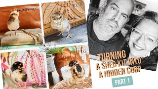 Part 1 of Turning the Menard's Ellington Shed Kit Into a Hidden Coop