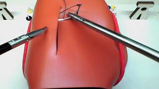 Laparoscopic boxtrainer - Suturing