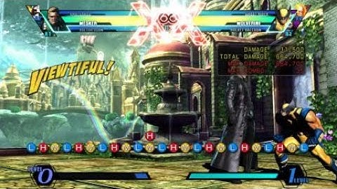 UMVC3 Wesker Basic Combo 1