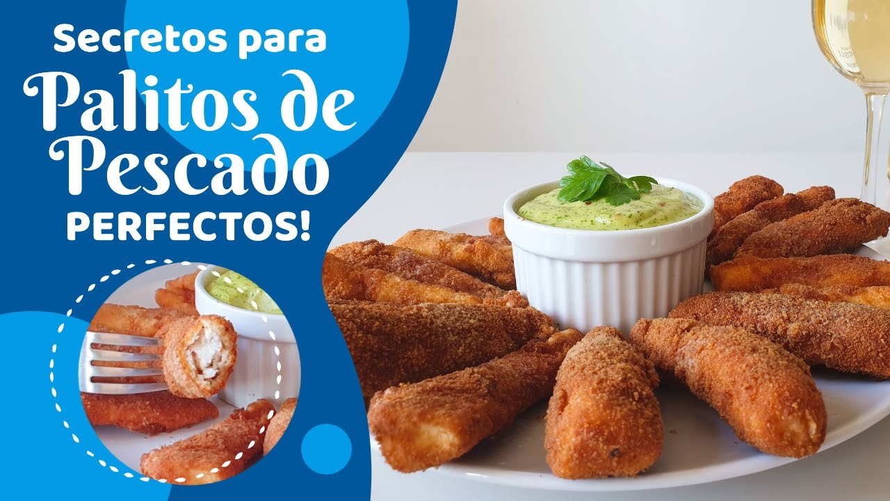 PALITOS DE PESCADO y SALSA DIP PERFECTOS | PESCADO APANADO PERFECTO | Pescado empanizado crujiente