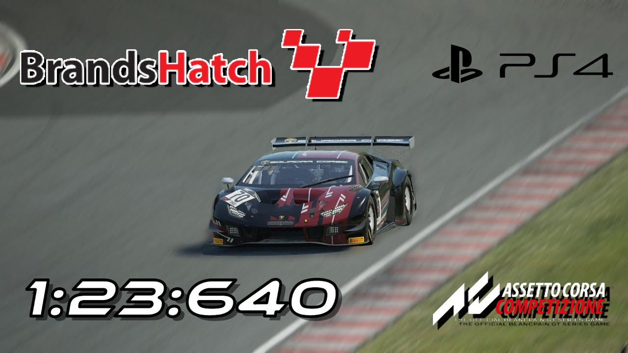 Brands Hatch Hotlap Ps Assetto Corsa Competizione Youtube