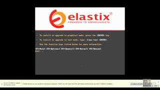 Elastix setup in vmware