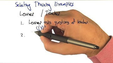 Selecting Training Examples - Georgia Tech - Machine Learning