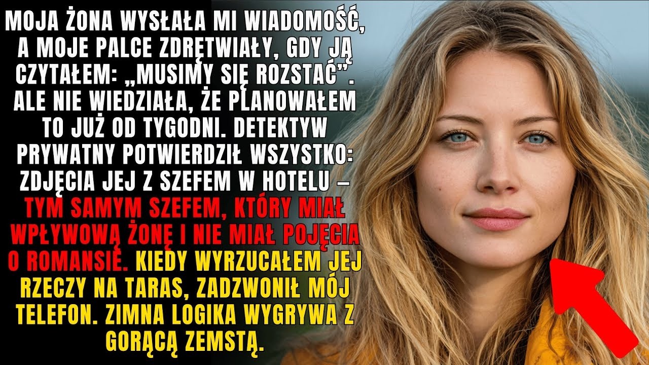 Moja żona wysłała mi wiadomość  „Rozstańmy się” jakby to był żart więc pokazałem zdjęcia jego żonie…