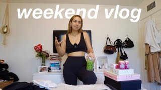 weekend vlog! (my workouts, confidence talk + pr unboxing)