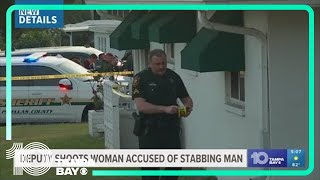 Pinellas County deputy shoots at 44-year-old woman accused of stabbing her boyfriend