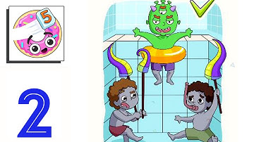 DOP 5: Delete One Part - Funny DOP Puzzle Game - Levels 51 - 100 - Gameplay Walkthrough Part 2