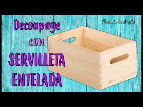 Vídeo: Com Decorar Una Caixa Amb Decoupage